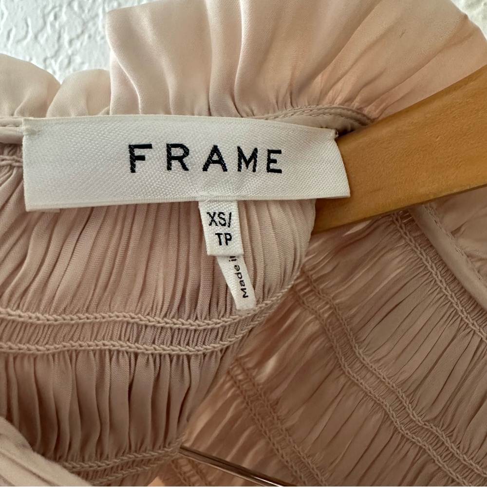 Frame Trapped Ruching Poet Blouse - Picture 7 of 7